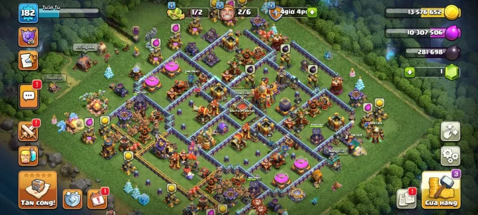 Th 16 Semi Max◈11 Epic Equipment(7 Epic Almost Max)◈10+ Legendary Hero Skin Available