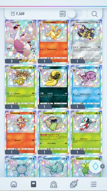 EN| 7k+Card|140+EX| 2 Crown (Lunala,PPoncho) 31Shiny| MEGA Deck (Kangaskhan,Mawile,Gardevoir,etc) |254k Dust| Nintendo (PKM1024)