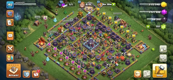 | TH 15 ACC | HEROES 70_71_43_45_30 | XP 192 | FREE NC | 770 CWL MEDALS | 13 EPIC EQUIPMENTS | 6TH BUILDER UNLOCKED