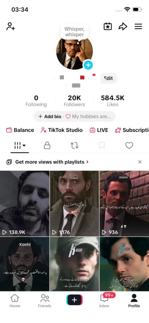 Instanly Delivery/ Monetized 20K Followers+500K Likes Account/ Creator Rewards Program Activated/ Live Stream/ Full Access