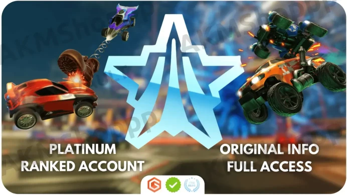 Rocket League Smurf Accounts ◈ Platinum Rank ◈ S21 Current ◈ 2V2 ◈ Level 25+ ◈ Ranked Ready ◈ Full Access with Original Mail ◈ Instant Delivery