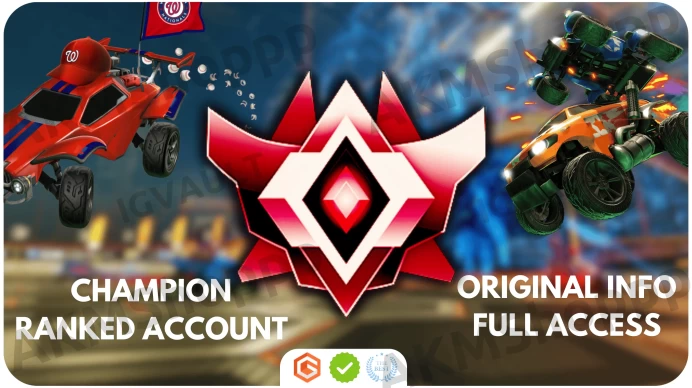Rocket League Smurf Accounts ◈ Grand Champion Rank ◈ S21 Current ◈ 2V2 ◈ Level 25+ ◈ Ranked Ready ◈ Full Access Original Mail ◈ Instant Delivery
