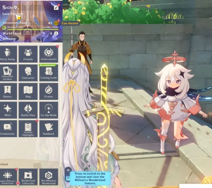 ASIA|AR 45|6 Limited +5(*5Weapon)|(Citlali,Columbina)+Sign,Nilou C1,Flins C2,Zibai,Alhaitam|MC Male|Take Mail|Check SS(GI4883)