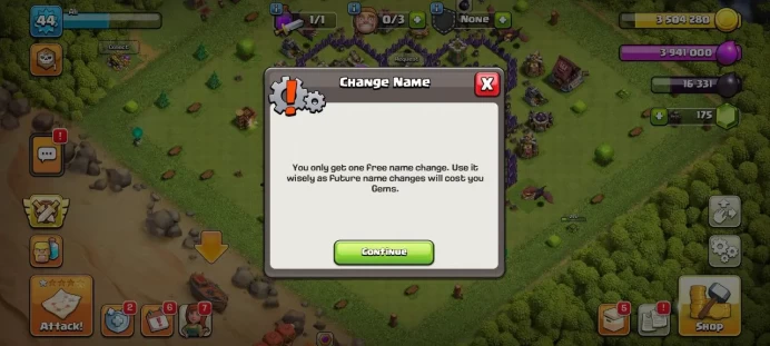 Clash of Clans (Android/iOS) SC ID- [Big Sale] TH7 - Level 44- Heroes(10/0/0/0/0) - Many skins - Build 0  - Cheapest price
