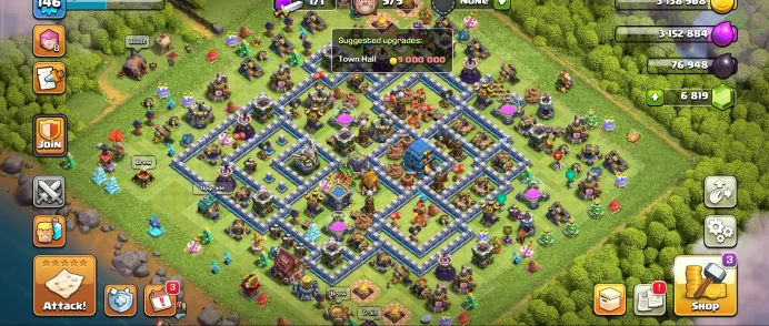 TH 12 FULL MAX | XP 146 | WAR STAR 1179 | WAR ARENA SCENERY | NAME CHANGE AVAILABLE | 8 EPIC | INSTANT DELIVERY