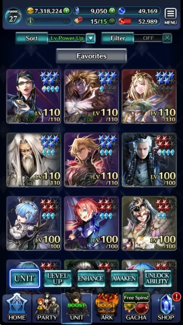 GLOBAL| 9k Cry| Collab (Vergil,Bayonetta,Milim,Rem,A2) + SMSera, A.Rolland, DBThouzer, Lenius, etc|5UR&6LR ARK| CodeOnly (LC963)