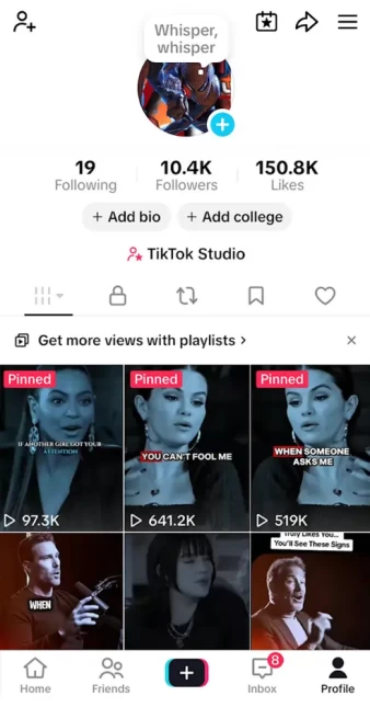 Instanly Delivery/ Monetized 10K Real Followers+150K Real Likes Account/ Creator Rewards Program Activated/ Live Stream/ Full Access
