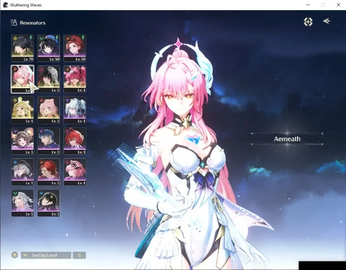 NA |UL 46|3 Limited| Aemeath R3+Sign,Chisa+Sign,Lupa+Sign |DB Lv30|MC Female|Log Kuro|Check SS (WW2546)