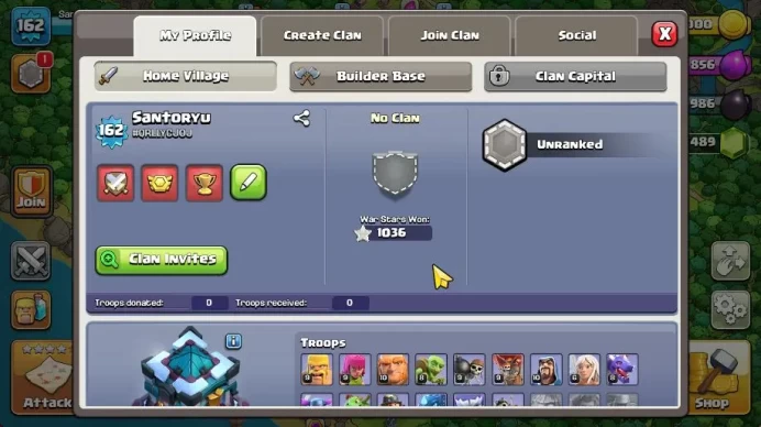 TH 13 MAX - BH 7|Limited Skin|3489 Gems|LV 162|HH 7|BK 54,AQ 64,GW 40,MP 45,RC 25|CN OFF|Protect OFF|TAKE MAIL(COC1951)