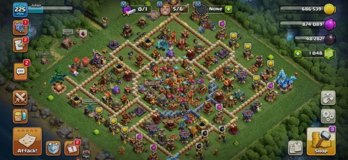 | OP TH 16 ACC | HEROES 95_95_69_70_45 | 2 EPIC EQUIPMENTS | FREE NC | 225 XP LVL | 8 HERO SKINS | BH 10