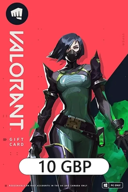 VALORANT Gift Card 10 GBP (PC) - UK Valorant Riot Points Keys - United Kingdom