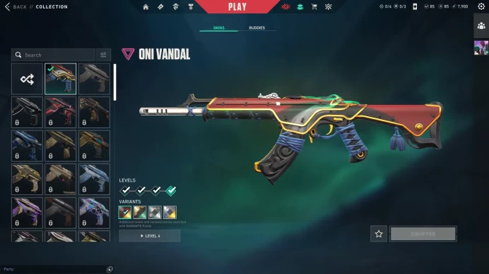 EU-TR // Oni Vandal // FULL Access // Valorant Best Skins // Gold 2