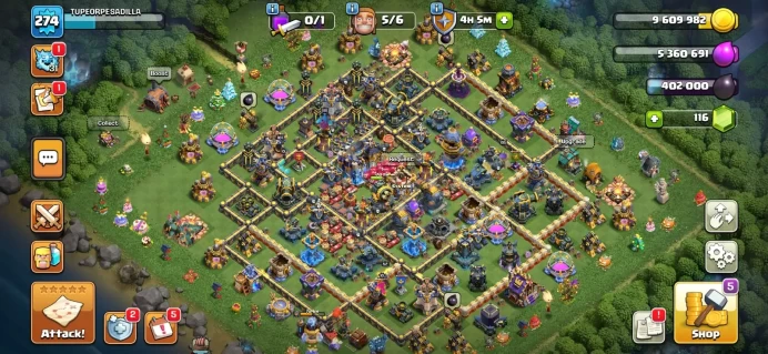CRAZY TH 18 ACC | HEROES 101_105_88_75_52 | 6 EPIC EQUIPMENTS | HIGH XP 274 | 27 HERO SKINS | FREE 8 YR CR 10k CUPS, [7- L15, 26- L14],73 EMOTES