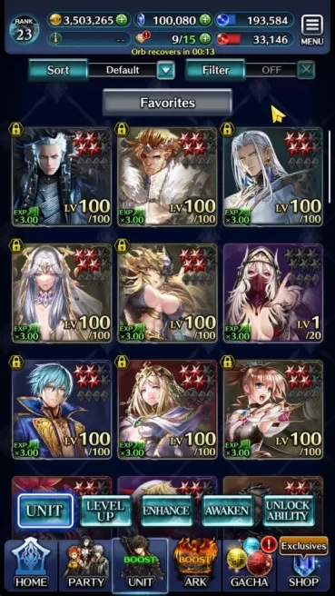 Global|Starter Rank 23|100k Crystal| Vergil,Spirit Maiden Sera,Etc|2UR,1LR(DMC Mobile),15SSR Ark|Code Only|Check SS(LC966)