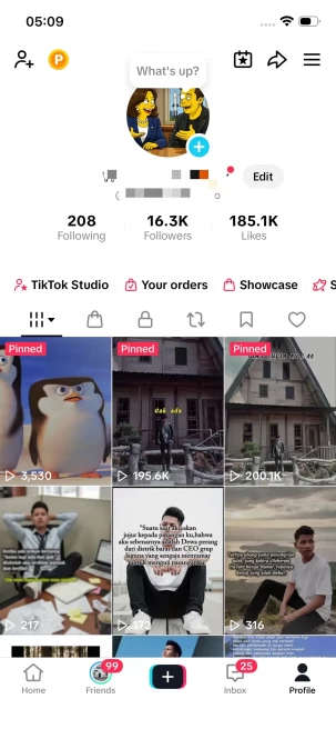 Instanly Delivery/ 16K Real Followers+180K Real Likes Account/ TikTok Shop For Creator Activated/ Live Stream/ Full Access