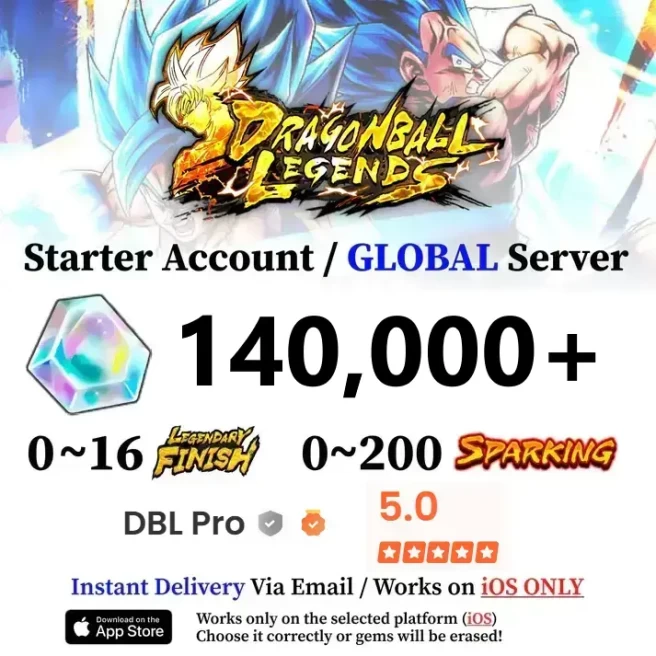 IOS 140,000+ Chrono Crystal Accounts - Automatic Delivery - Bandai ID Login