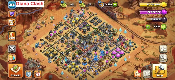 TH18-XP256-(5 Max Heroes-125 Max Walls-1 Skin Map)- 12 Hero Skins- 6 Epic Max Equipment- 3527 Varastar-Lifetime Warranty- Immediate Delivery- TH