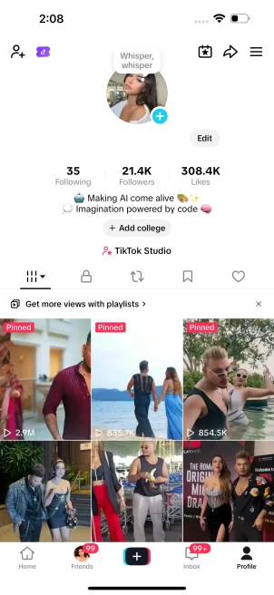 US Monetized Creator Rewards Program Account | 21k Real Followers & 308k Likes | Real screenshots + Full Access + Account in Good Standing