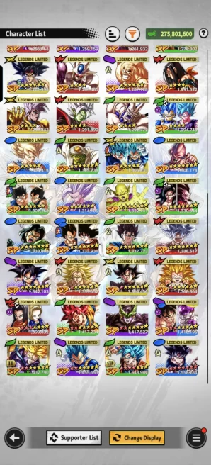 D914-IOS+Android-Good-6 UL(Namek Goku+Frieza+Cell)+60 Legends+Good Equi+Goku Uis Full Red Star+Team Universe-Android-Fusions+Future+Vegeta+Broly
