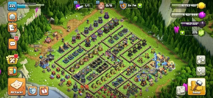 TH 18 - TH 17 Max, 11 Equipment Epic 2 Lv 27, 8 Hero Skin, TH 17 - Defense Max, Hero Max, Wall Max, Magic Items