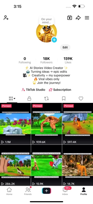100% Monetized Uk Account Creativity Program Beta (Active) | 18k Real Followers & 159k Likes | Real Screenshots + Full Access + CRP