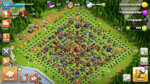 TH16| LVL231| Heroes(K75 Q95 M70 W70 R41)| BM35| 3022War Stars| 6Skins| C112