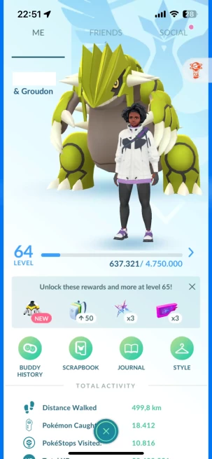 Level 64, 5 Legendary IV100, 61 Shiny, 215 Legendary, 61 IV 100, 12 Shiny Legendary, 29 Shadow Legendary