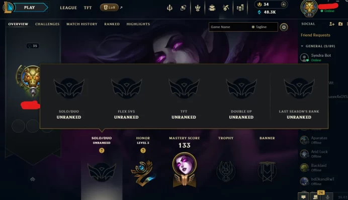 【EUW】Level 35 103 Champ/ 23 Skins Full Access High Quality Account Instant Delivery️