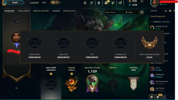 【EUW】Level 877 150 Champ/ 153 Skins Full Access High Quality Account Instant Delivery️