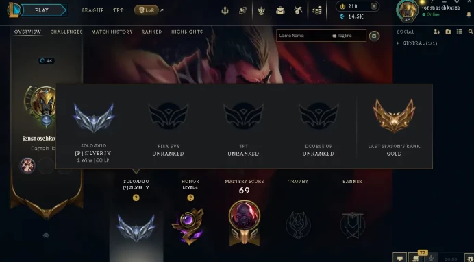 EUW -(S16) SILVER 4(60LP) %!00WR - 55 Champ - 6 Good Skins - HONOR 4 - S11 ACC - HANDMADE - FULL ACCES - LIFETIME WARRANTY - CHEAP