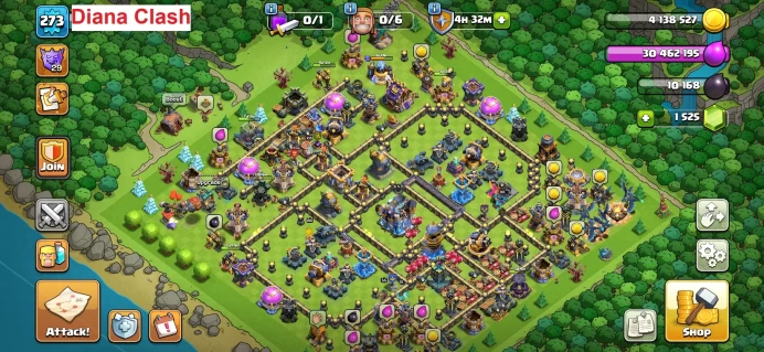 TH18-XP273-(3 Max Heroes-16 Max Walls)-7 Max Epic Gear-4313 Raid Medals-599 League Medals-3926 Varastar-11K Legendary Loot-Lifetime Warranty