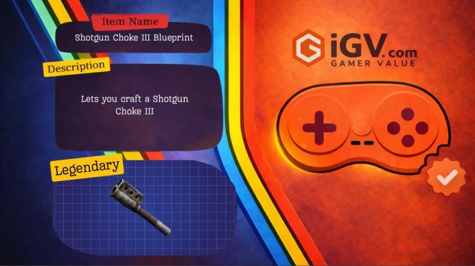  ⮞ Shotgun Choke III Blueprint ⮜  10-Minute Fast Service  ⮞ AKMShoppp ⮜