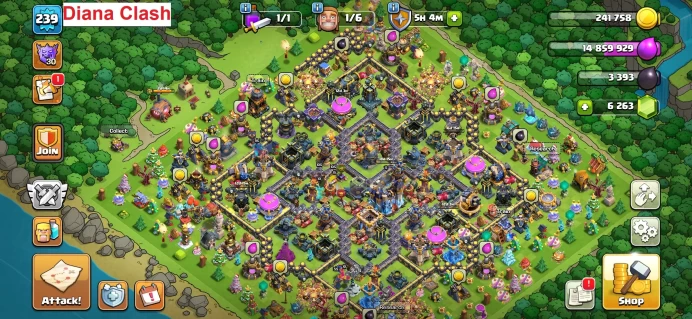 TH18-XP239-(5 Max Heroes- 125 Max Walls- 6K Gmes- 1 Max Builder Apprentice)- 6 Max Epic Gear- 2239 Raid Medals- Lifetime Warranty