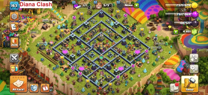 TH14-XP163-2500 League Medals-Free Name Change-1 Skin Map-Germany Location-2046 Raid Medals-Lifetime Warranty-Immediate Delivery