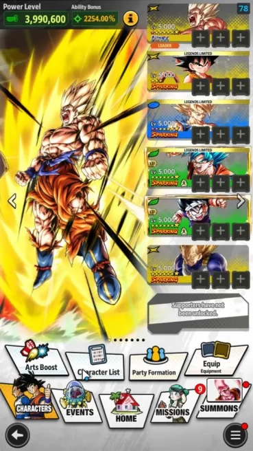 26M Total Power|LV 142 |2 UL+ 11LL |SS Goku,SS Goku |Android|CheckSS(DBL985)