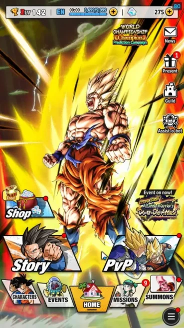 26M Total Power|LV 142 |2 UL+ 11LL |SS Goku,SS Goku |Android|CheckSS(DBL985)