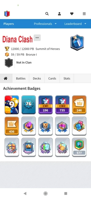 Level 76-KT15- 246 Emotes- 15 Level 16 Max Cards- 44 Level 15 Max Cards- 24 Evos- 1 Hero Card- Lifetime Warranty- Immediate Delivery