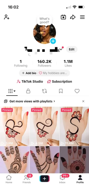 Instanly Delivery/ Monetized 160K Real Followers+1.1M Real Likes Account/ Creator Rewards Program Activated/ Live Stream/ Full Access