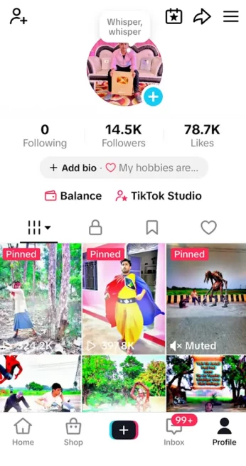 Instanly Delivery/ Monetized 14K Followers+78K Likes Account/ Creator Rewards Program Activated/ Live Stream/ Full Access