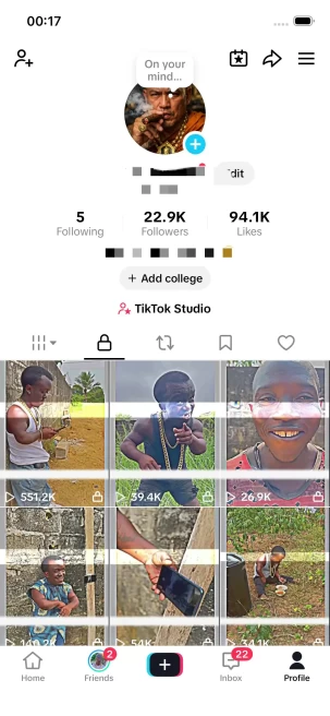 Instanly Delivery/ Monetized 22K Followers+90K Likes Account/ Creator Rewards Program Activated/ Live Stream/ Full Access