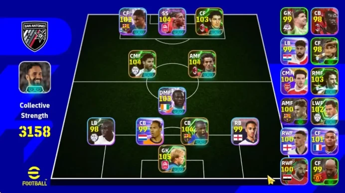 Mobile|Yaya toure(Phenom Pass,Long-reach tackle),Michael Ollise(Edge Crossing)FranckKessi(Long-ReachTackle)Etc|TakeEmail(EF1260)