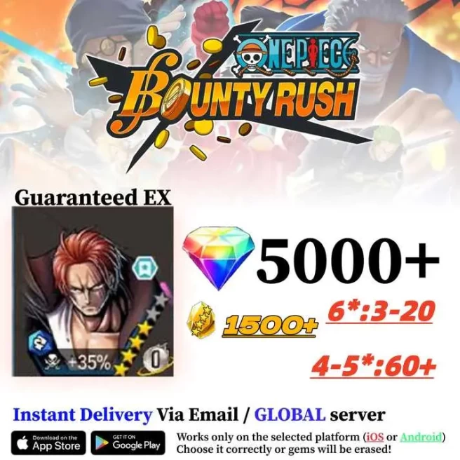 Global-Android | Old RED Shanks |5000-5500 gems |1500+ shards | Fast delivery