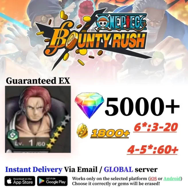 Global-ios | FILM RED Shanks |5000-5500 gems |1800+ shards | Fast delivery