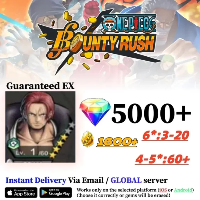 Global-Android | FILM RED Shanks |5000-5500 gems |1600+ shards | Fast delivery