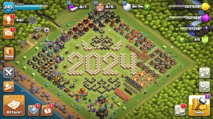 TH17| LVL245| Heroes(K96 Q100 M71 W75 R45)| BM35| 2030War Stars| 4Skins| Free CN| Highest5632|C96