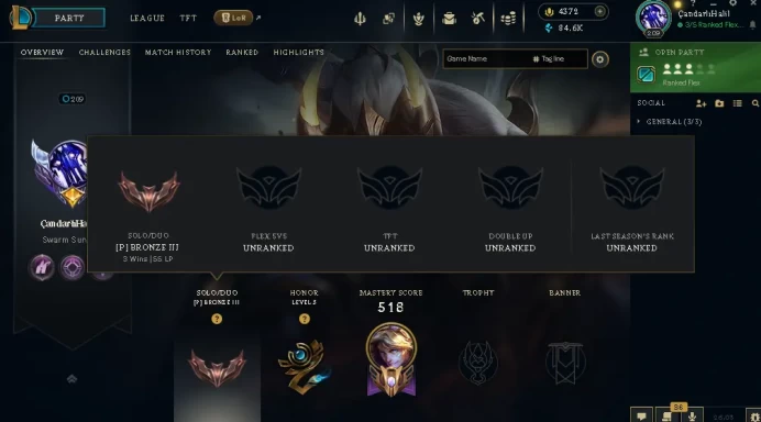 EUW -(S16) BRONZE 3 -172 Champ - 1239 Good Skins(6 Ultimate, 31 Mythic, 67 Legendary, 546 Epic) - 84K BE -4.372RP- FULL ACCES-CHEAP