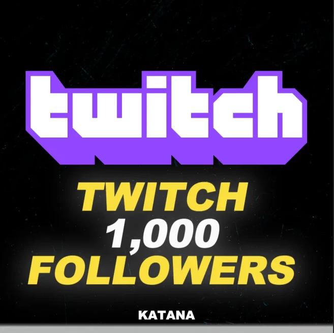 Twitch 1,000 Followers | Fast Delivery | %100 Safe