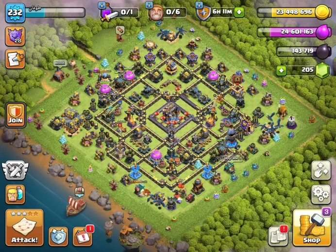 Th 18 max/Hero (100.105.76.76.50) wall 18.19( max) Defend max/ level 232/Lifetime warranty(C2157)