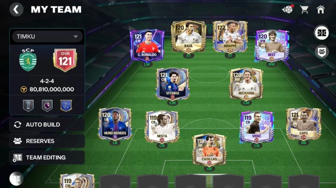 FCM004: FC FIFA MOBILE /All Platform Global - Over 121/80B Value +666M gold
