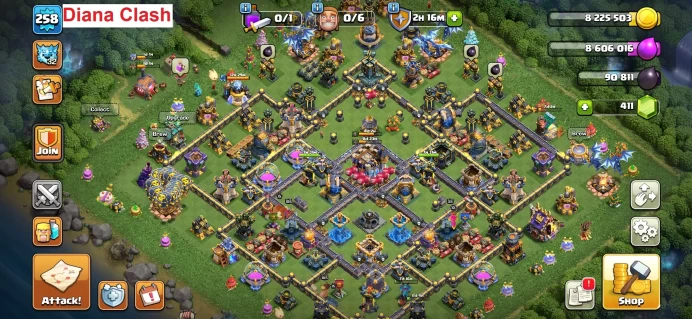 TH18-XP258-(4 Max Heroes -110 Max Walls)-4 Max Epic Gear-2998 War Stars-9K Legendary Loot-Lifetime Warranty-Instant Delivery-TH10 Gift